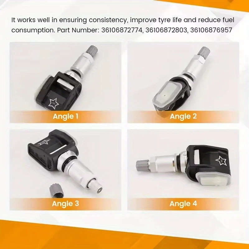 1/4Pcs TPMS/TIRE PRESSURE SENSOR OEM#36106872774 #433MHZ For#BMW:F90 G07 G30 G31 G38 G11 G12 M5/5 Series/7 Series/5 Series GT/X7
1/4Pcs TPMS/TIRE PRESSURE SENSOR OEM#36106872774 #433MHZ For#BMW:F90 G07 G30 G31 G38 G11 G12 M5/5 Series/7 Series/5 Series GT/X7