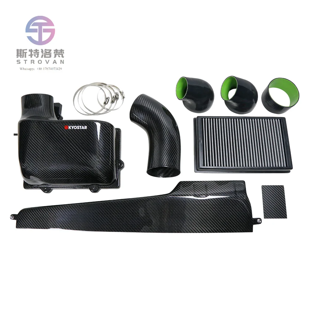 KYOSTAR High Quality Dry Carbon Fiber Cold Air Intake System for VW Golf MK7 R GTI / S3 8V (Filter Panel)
KYOSTAR High Quality Dry Carbon Fiber Cold Air Intake System for VW Golf MK7 R GTI / S3 8V (Filter Panel)