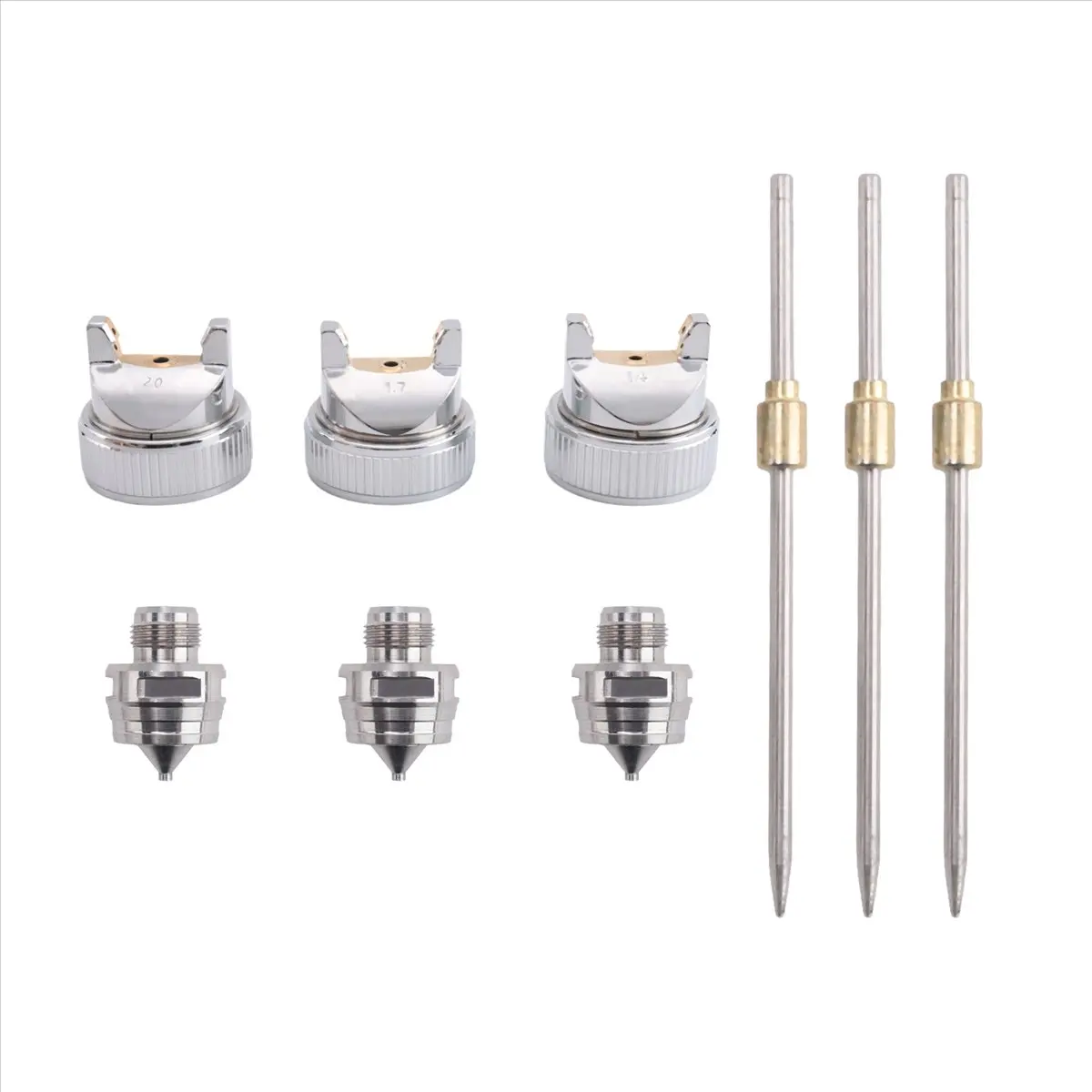 A75K Tool Nozzle 1.4 Mm/1.7mm/2.0mm Nozzle Needle and Nozzle Cap Nozzle Kit Air Paint Kit Air Tool Parts
A75K Tool Nozzle 1.4 Mm/1.7mm/2.0mm Nozzle Needle and Nozzle Cap Nozzle Kit Air Paint Kit Air Tool Parts