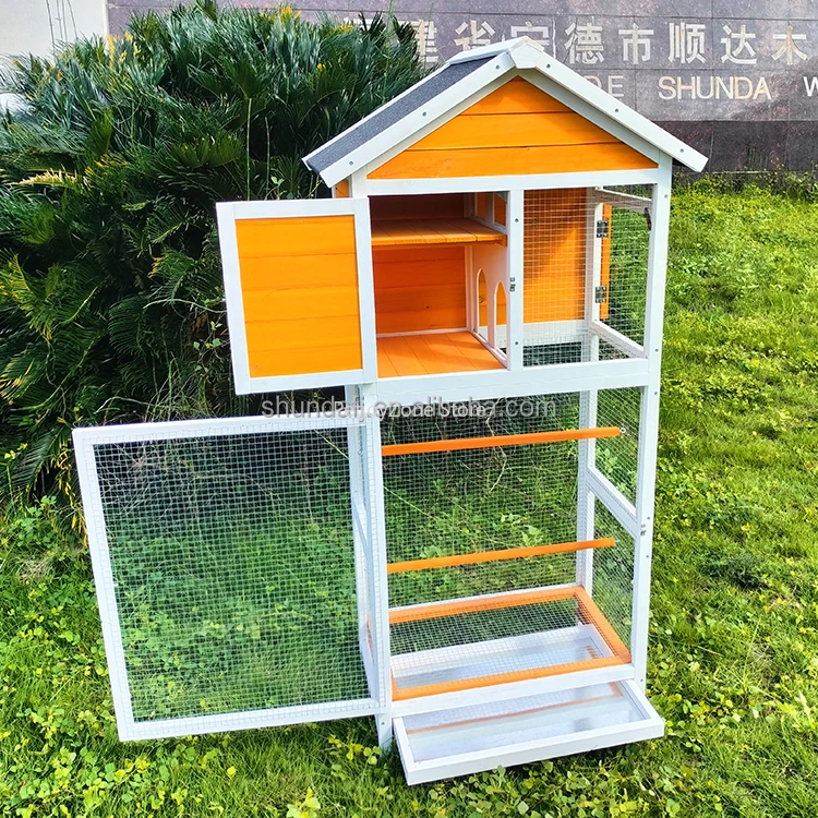 SDB012 Breathable Eco-friendly Wooden Large Bird Aviary Cage Standing Parrot Pigeon House Pet Products Nesting Cages
SDB012 Breathable Eco-friendly Wooden Large Bird Aviary Cage Standing Parrot Pigeon House Pet Products Nesting Cages