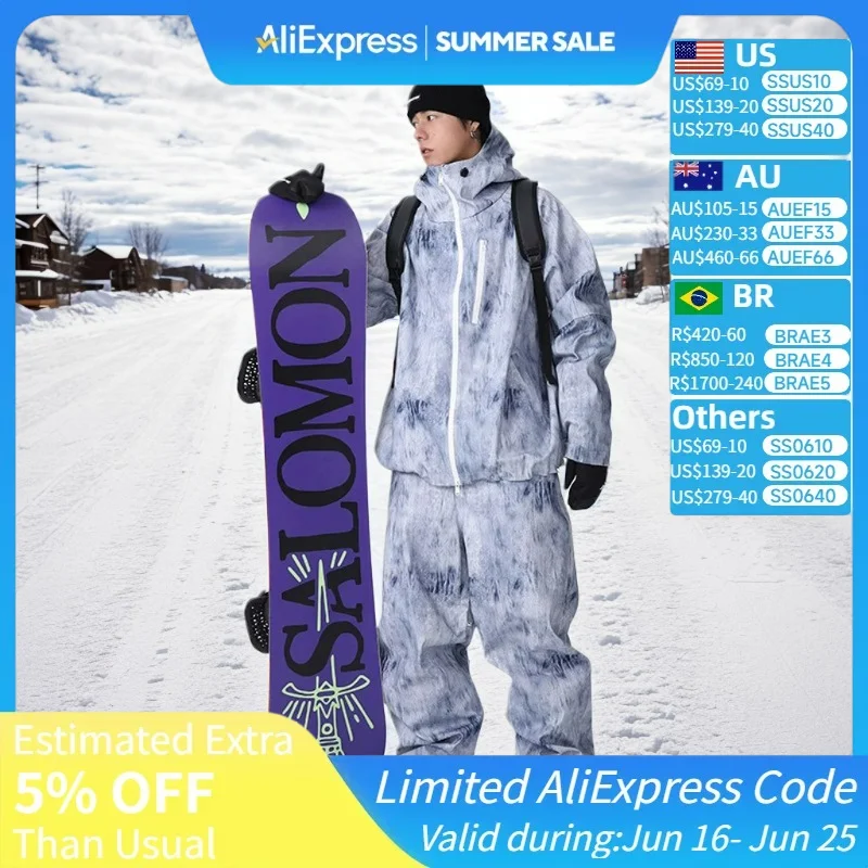 2025 New Winter Outside Men's Sportswear Set Oversize Fashion Women Single Double Board Warm Waterproof Breath Windproof Suits
2025 New Winter Outside Men's Sportswear Set Oversize Fashion Women Single Double Board Warm Waterproof Breath Windproof Suits