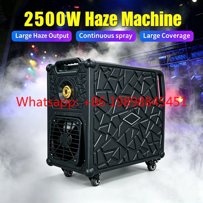 DMX Remote Control Waterproof 2500W Water-Based Haze Machine, Indoor & Outdoor Stage Effect Fog Equipment
DMX Remote Control Waterproof 2500W Water-Based Haze Machine, Indoor & Outdoor Stage Effect Fog Equipment