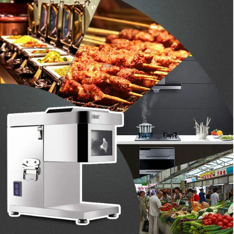Commercial Electric Meat Slicer Machine Vertical Meat Shredder Dicing Machine Meat Cutting Machine Vegetable Cutter
Commercial Electric Meat Slicer Machine Vertical Meat Shredder Dicing Machine Meat Cutting Machine Vegetable Cutter