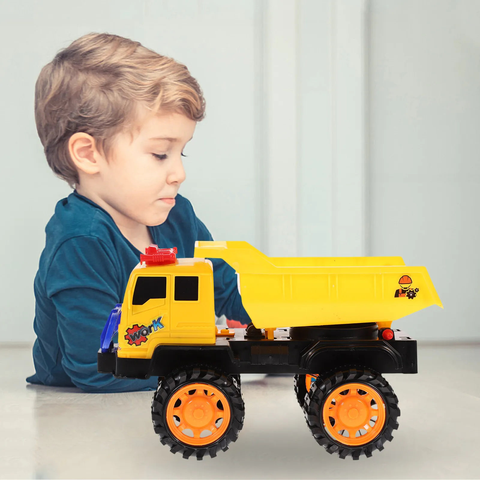 1Pcs Tilting Cart Plastic Construction Vehicle Large Size Engineering for Kids Indoor Outdoor Social Play
1Pcs Tilting Cart Plastic Construction Vehicle Large Size Engineering for Kids Indoor Outdoor Social Play