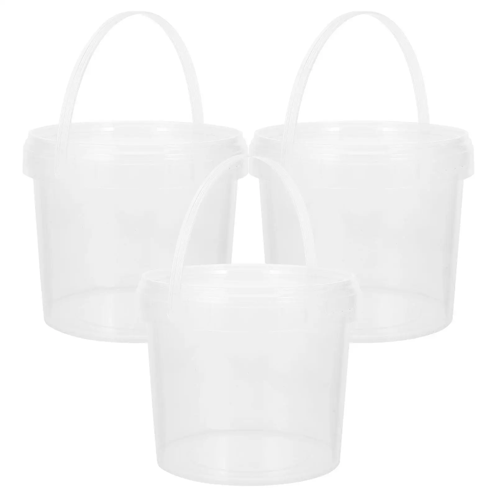 3 Pcs Ice Cream Bucket Clear Food Grade Containers Lid 3L Reusable Storage Bowl for Kitchen Freezer Plastic Barrel
3 Pcs Ice Cream Bucket Clear Food Grade Containers Lid 3L Reusable Storage Bowl for Kitchen Freezer Plastic Barrel