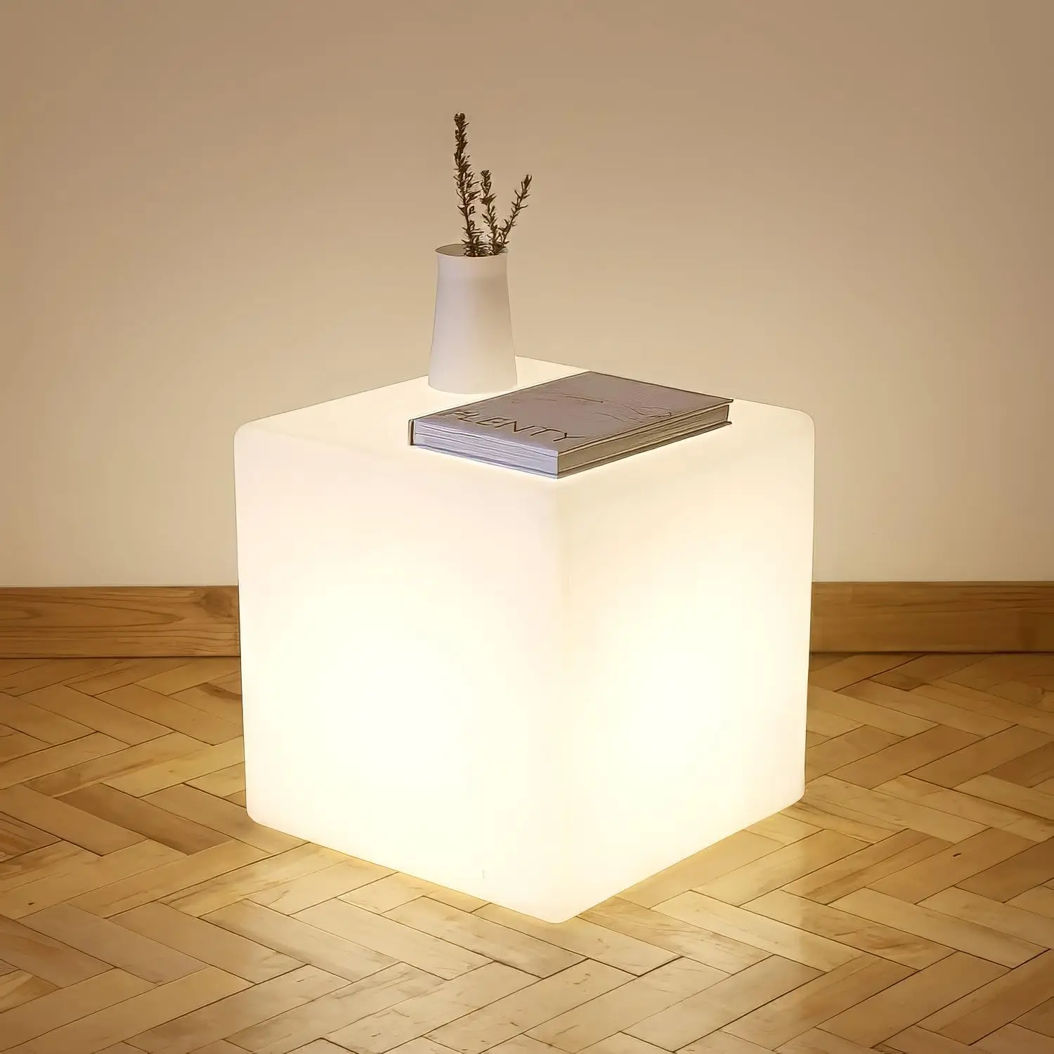 14-Inch Color Changing Led Cube Light Stool, Glow Cube Seat For Kids, Modern Led Light Side Table, 16 Rgb Colors Led Mood
14-Inch Color Changing Led Cube Light Stool, Glow Cube Seat For Kids, Modern Led Light Side Table, 16 Rgb Colors Led Mood