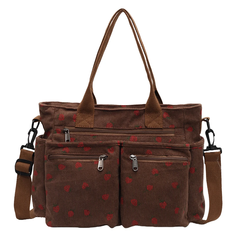 Женская клубничная сумка через плечо, модная дорожная сумка, большая вместительная стильная сумка через плечо, простая сумка-мессенджер, уличная дорожная сумка 
Женская клубничная сумка через плечо, модная дорожная сумка, большая вместительная стильная сумка через плечо, простая сумка-мессенджер, уличная дорожная сумка