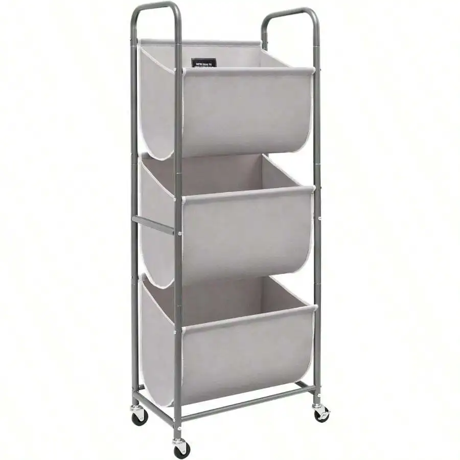 120 Liters Vertical Rolling Laundry Hamper 3 Section Laundry Sorter With Wheels And 2 Breaks Space Dorm Laundry Room
120 Liters Vertical Rolling Laundry Hamper 3 Section Laundry Sorter With Wheels And 2 Breaks Space Dorm Laundry Room