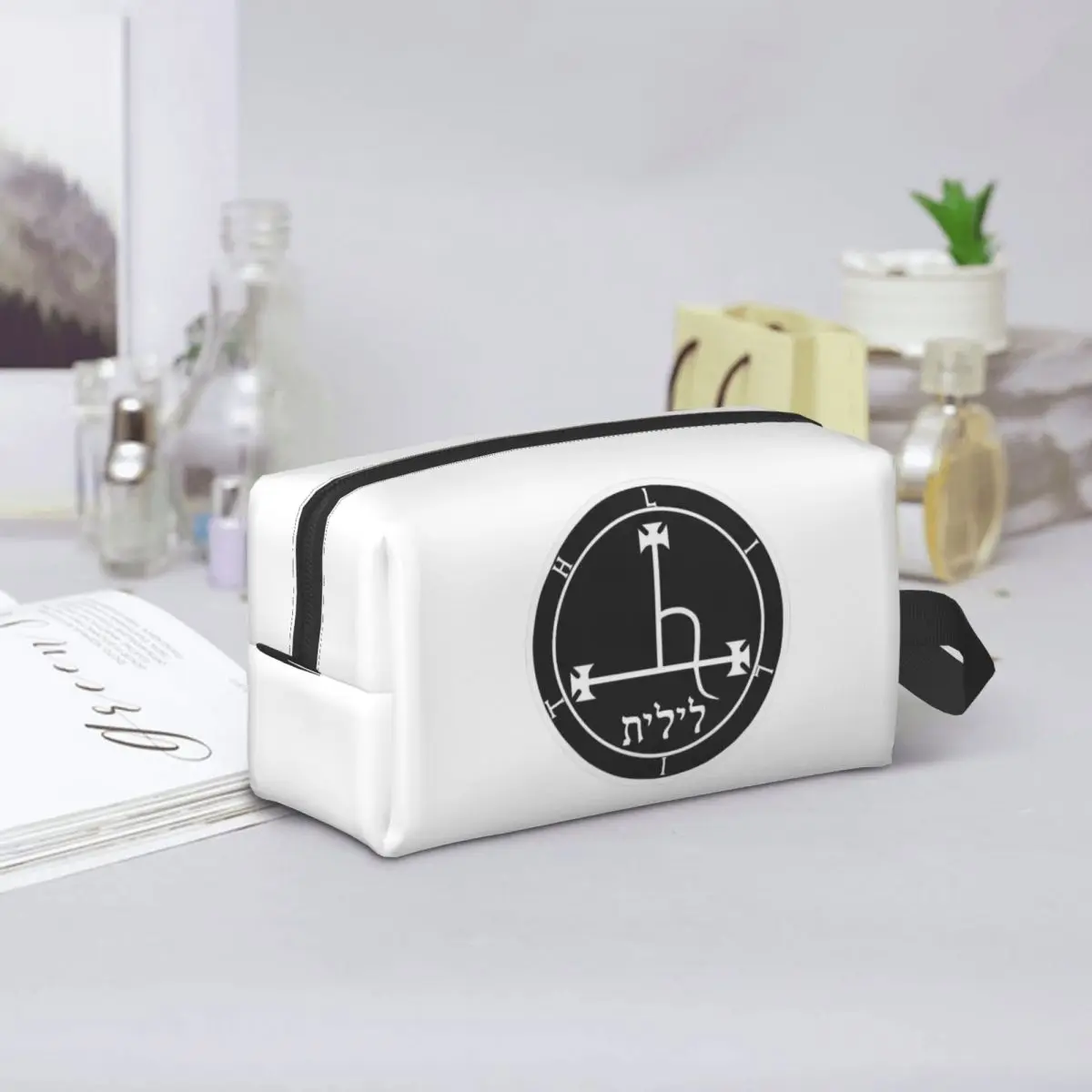 Sigil Of Lilith Altar Cloth Makeup Bag Cosmetic Organizer Storage Dopp Kit Toiletry Cosmetic Bag Women Beauty Travel Pencil Case
Sigil Of Lilith Altar Cloth Makeup Bag Cosmetic Organizer Storage Dopp Kit Toiletry Cosmetic Bag Women Beauty Travel Pencil Case