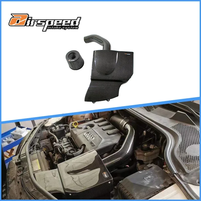 Airspeed Brand Strong and Durable 100% Carbon Fiber Cold Air Intake System For audis TT EA888 GEN2 2.0T
Airspeed Brand Strong and Durable 100% Carbon Fiber Cold Air Intake System For audis TT EA888 GEN2 2.0T