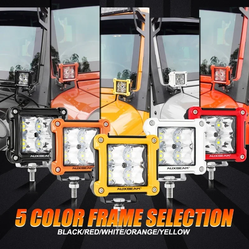 3 Inch Square LED Work Light 40W 6500K Driving Spot Lamp with Harness IP67 Waterproof Headlight For Vehicle Truck SVU Boat
3 Inch Square LED Work Light 40W 6500K Driving Spot Lamp with Harness IP67 Waterproof Headlight For Vehicle Truck SVU Boat