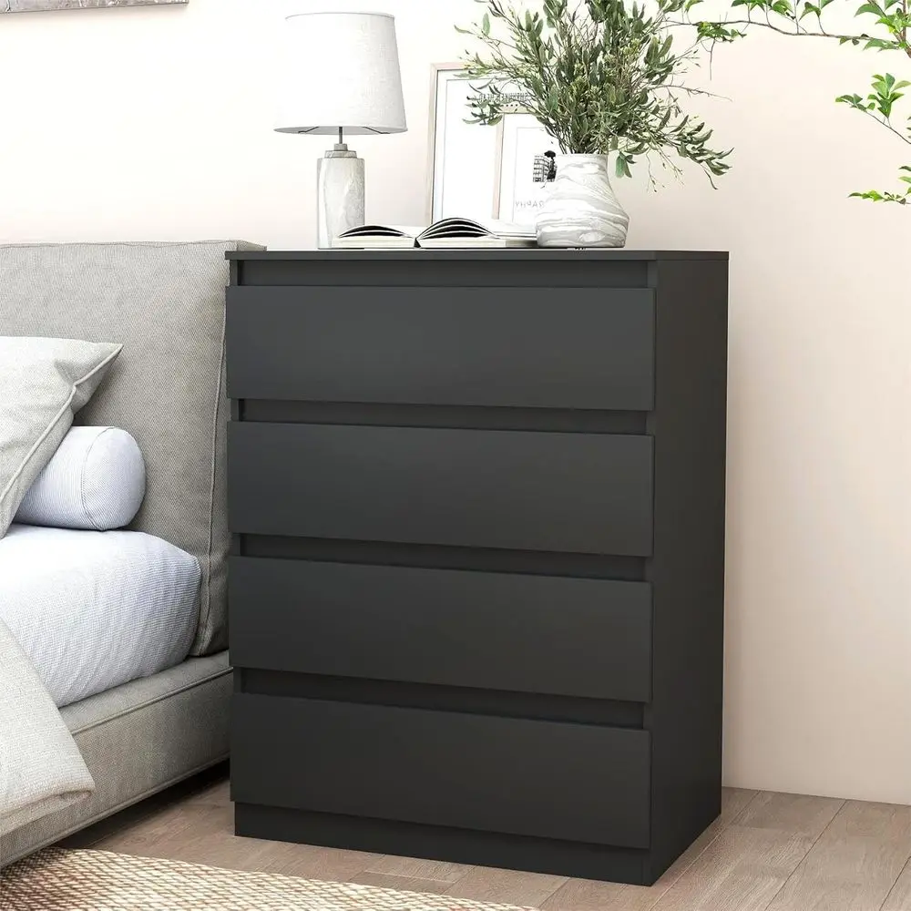 Contemporary 4-Drawer Nightstand and 32 Storage Bed Table for Bedroom and Living Room
Contemporary 4-Drawer Nightstand and 32 Storage Bed Table for Bedroom and Living Room