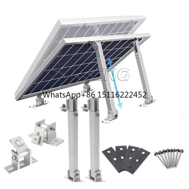 Adjustable Solar Panel Stand Lightweight Aluminum Solar Mounting Bracket for Home
Adjustable Solar Panel Stand Lightweight Aluminum Solar Mounting Bracket for Home
