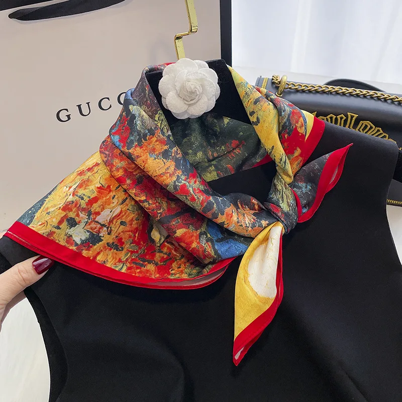 2023 Design Shawl Wrap Print Silk Square Scarf Women Luxury Brand Hijab Female Hair Hand Wrist Foulard Headband New Bandana
2023 Design Shawl Wrap Print Silk Square Scarf Women Luxury Brand Hijab Female Hair Hand Wrist Foulard Headband New Bandana