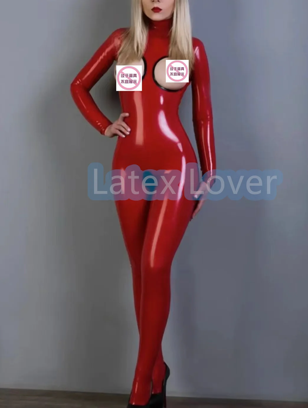Handmade Sexy Latex Woman Catsuit Rubber Bodysuit Clubwear Costumes Lady Open Breast and Crotch Catsuit With Back to Waist Zip
Handmade Sexy Latex Woman Catsuit Rubber Bodysuit Clubwear Costumes Lady Open Breast and Crotch Catsuit With Back to Waist Zip