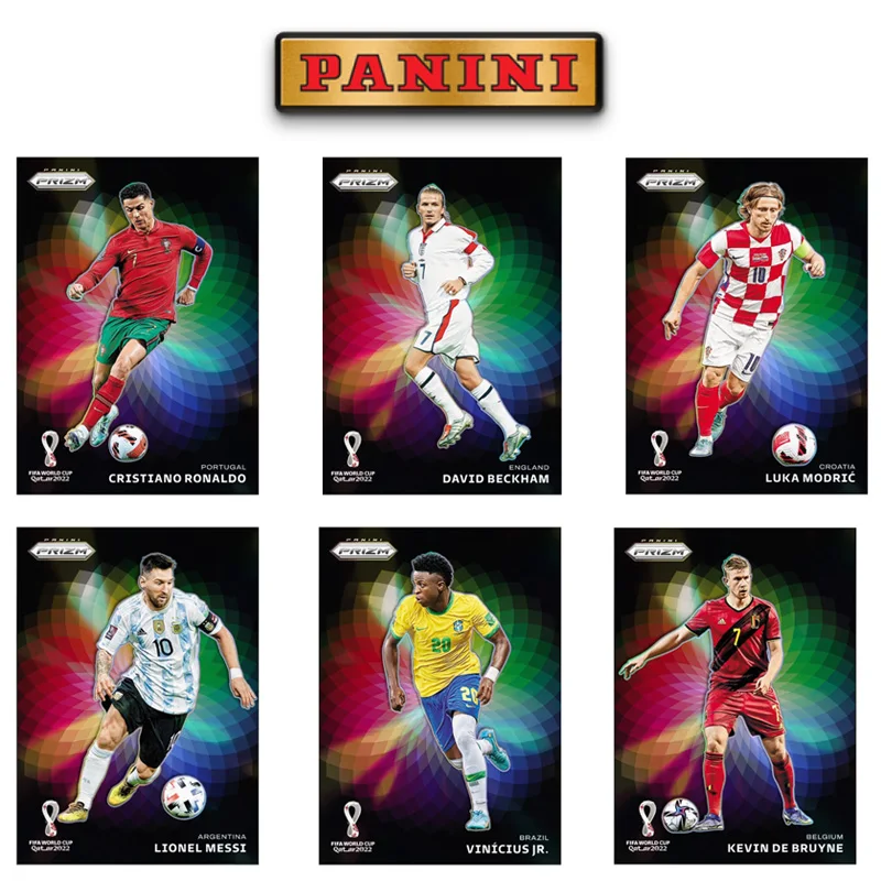 Panini Prizm Color Wheel Messi Cr7 Mbappe Beckham Modric De Bruyne Diy Homemade Football Star Trading Cards Gift Collection
Panini Prizm Color Wheel Messi Cr7 Mbappe Beckham Modric De Bruyne Diy Homemade Football Star Trading Cards Gift Collection