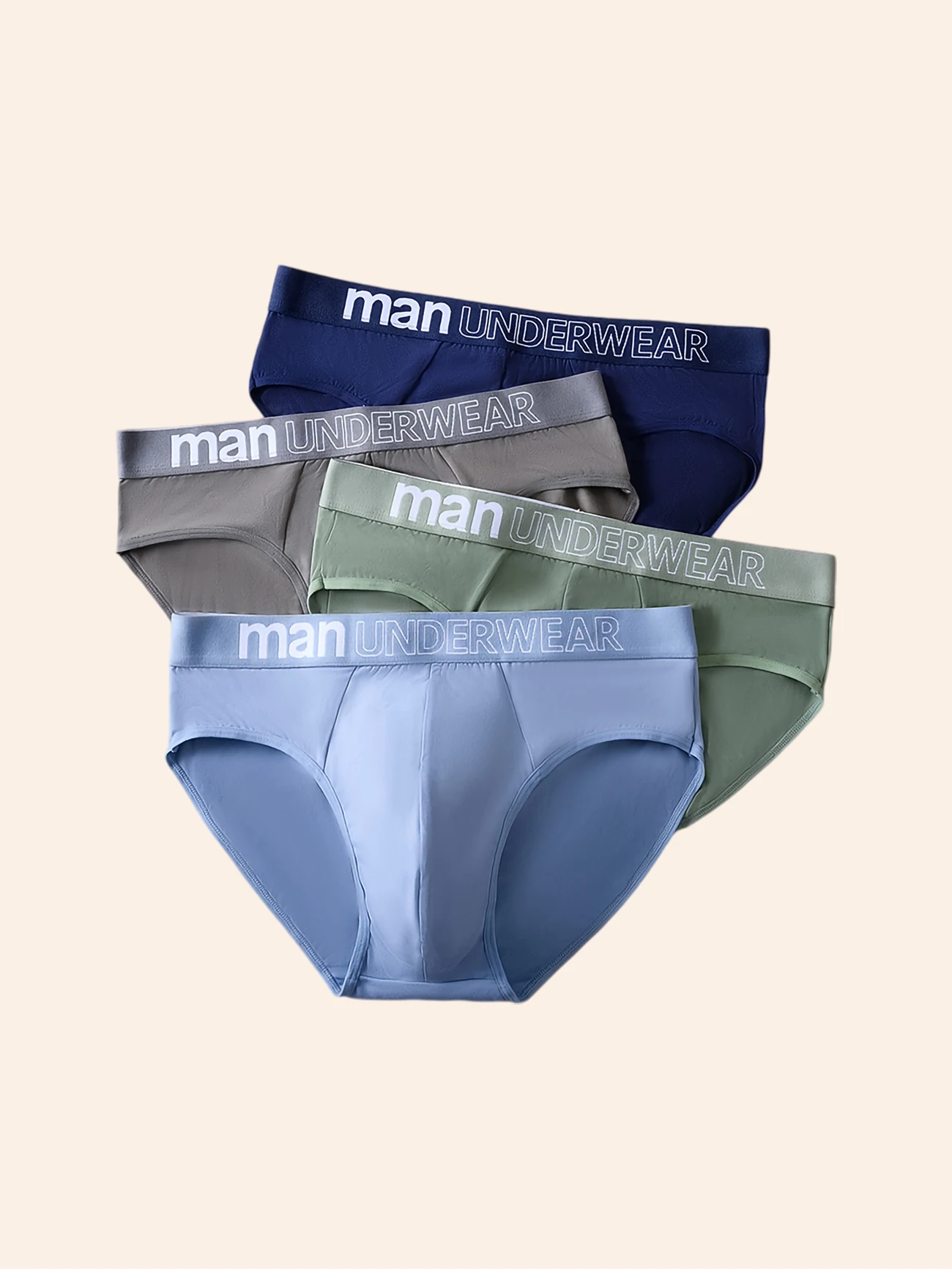 4-Piece Men's Polyester Mid-Waist Briefs Set (Branded Waistband, Multi-Sizes) – Breathable & Durable-Men's Underwear
4-Piece Men's Polyester Mid-Waist Briefs Set (Branded Waistband, Multi-Sizes) – Breathable & Durable-Men's Underwear