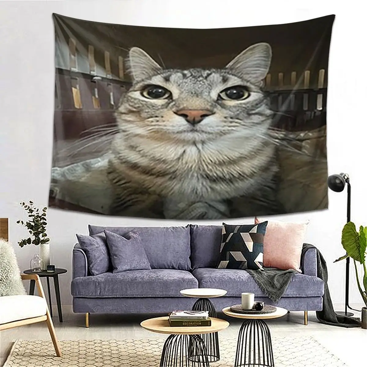 Cat Looking Directly At You Tapestry Decoration Art Aesthetic Tapestries for Living Room Bedroom Home Wall Cloth Wall Hanging
Cat Looking Directly At You Tapestry Decoration Art Aesthetic Tapestries for Living Room Bedroom Home Wall Cloth Wall Hanging