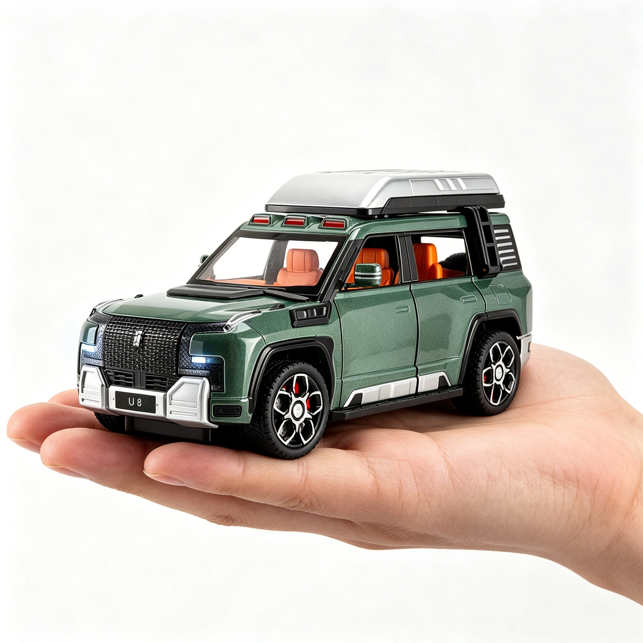 1:24 U8 SUV Alloy Car Model Diecast Metal Toy Off-Road Vehicles Car Model Sound and Light Gift
1:24 U8 SUV Alloy Car Model Diecast Metal Toy Off-Road Vehicles Car Model Sound and Light Gift