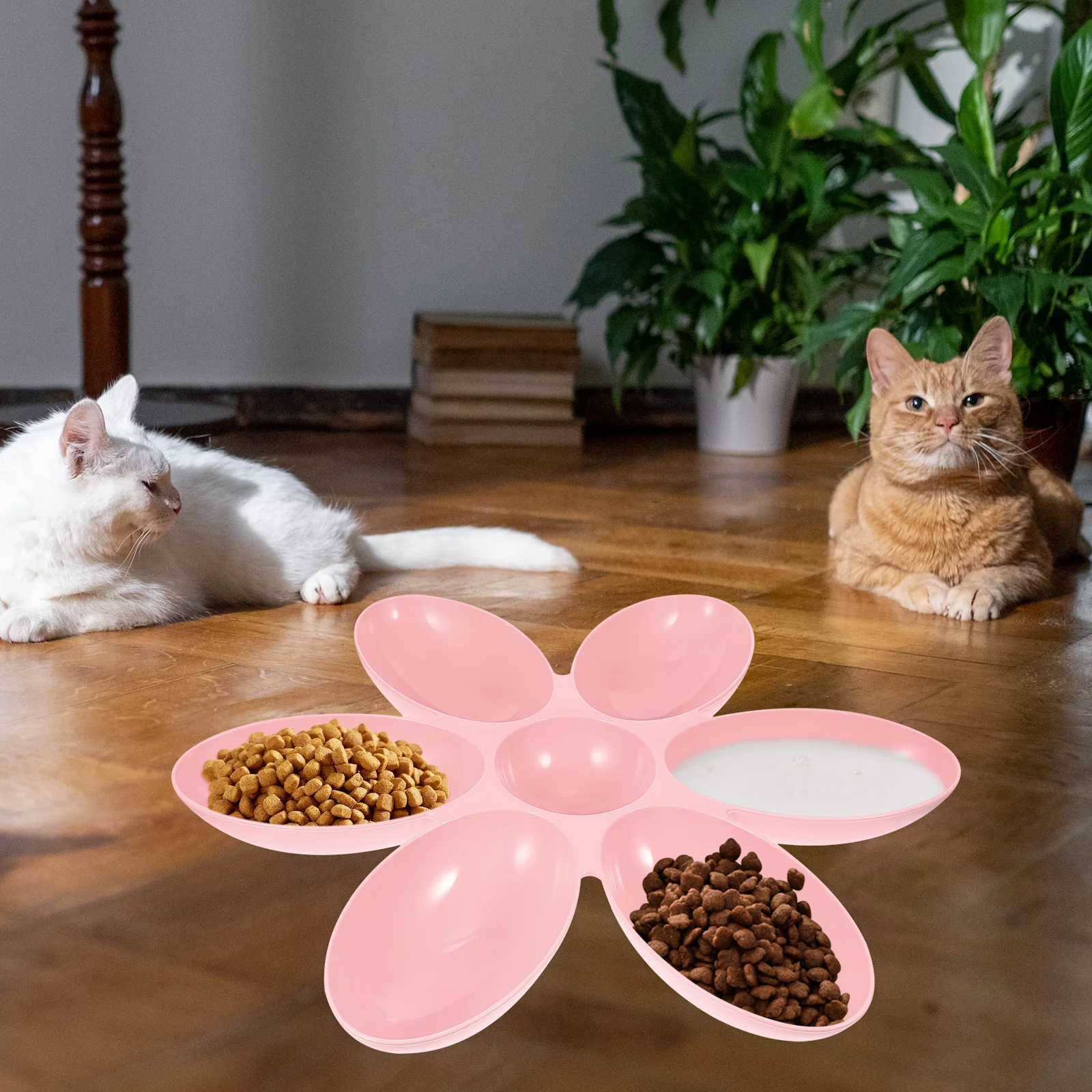 Creative 6 Grid Pet Plate Cat Dishes Dog Feeder Plastic Bowl Daily Use Pet Supplies Multi Purpose Storage Petal Shape Non Slip
Creative 6 Grid Pet Plate Cat Dishes Dog Feeder Plastic Bowl Daily Use Pet Supplies Multi Purpose Storage Petal Shape Non Slip
