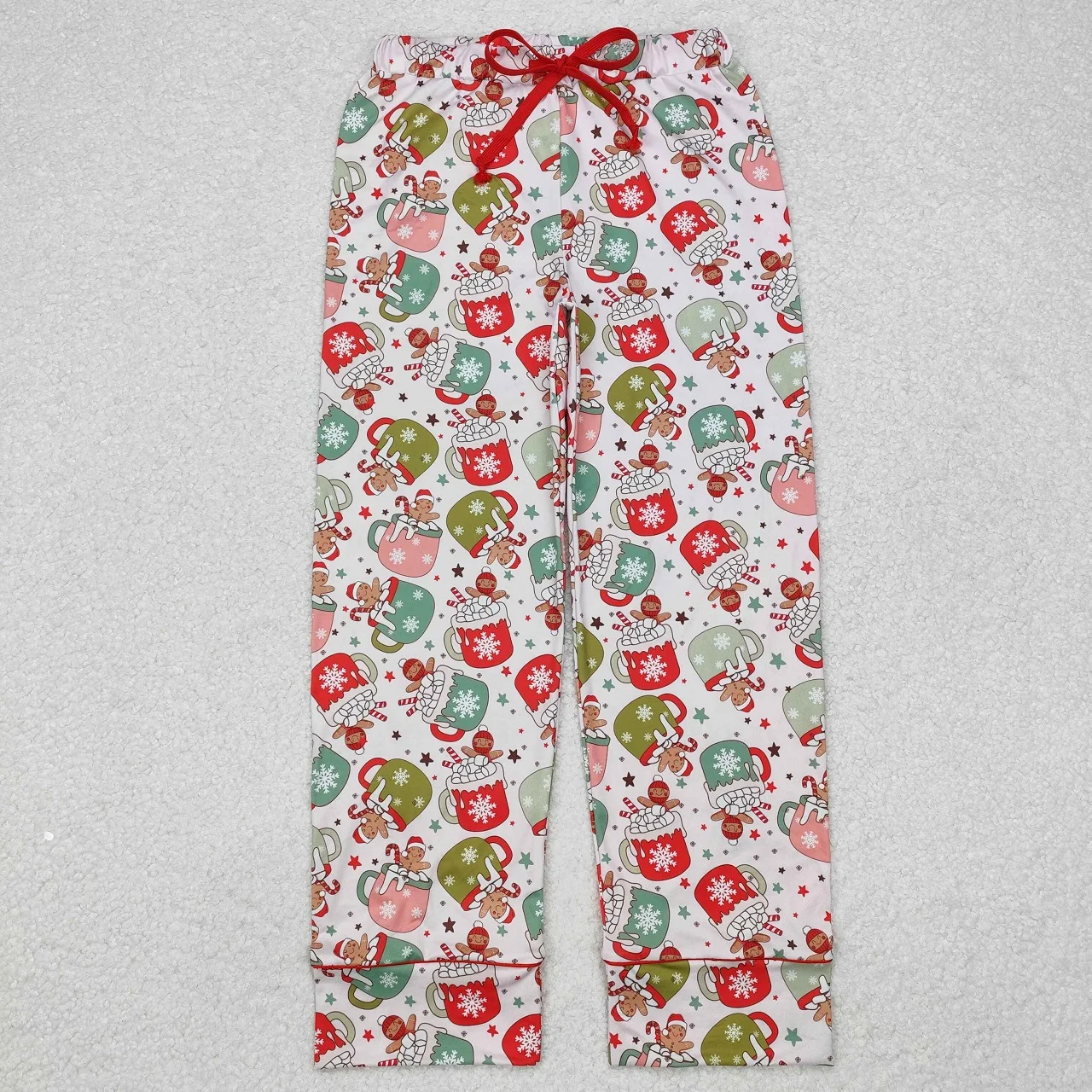 Wholesale Women Pajamas Clothing Adult Christmas Gingerbread Trousers Pants Adjustable Comfortable Woman Trousers
Wholesale Women Pajamas Clothing Adult Christmas Gingerbread Trousers Pants Adjustable Comfortable Woman Trousers