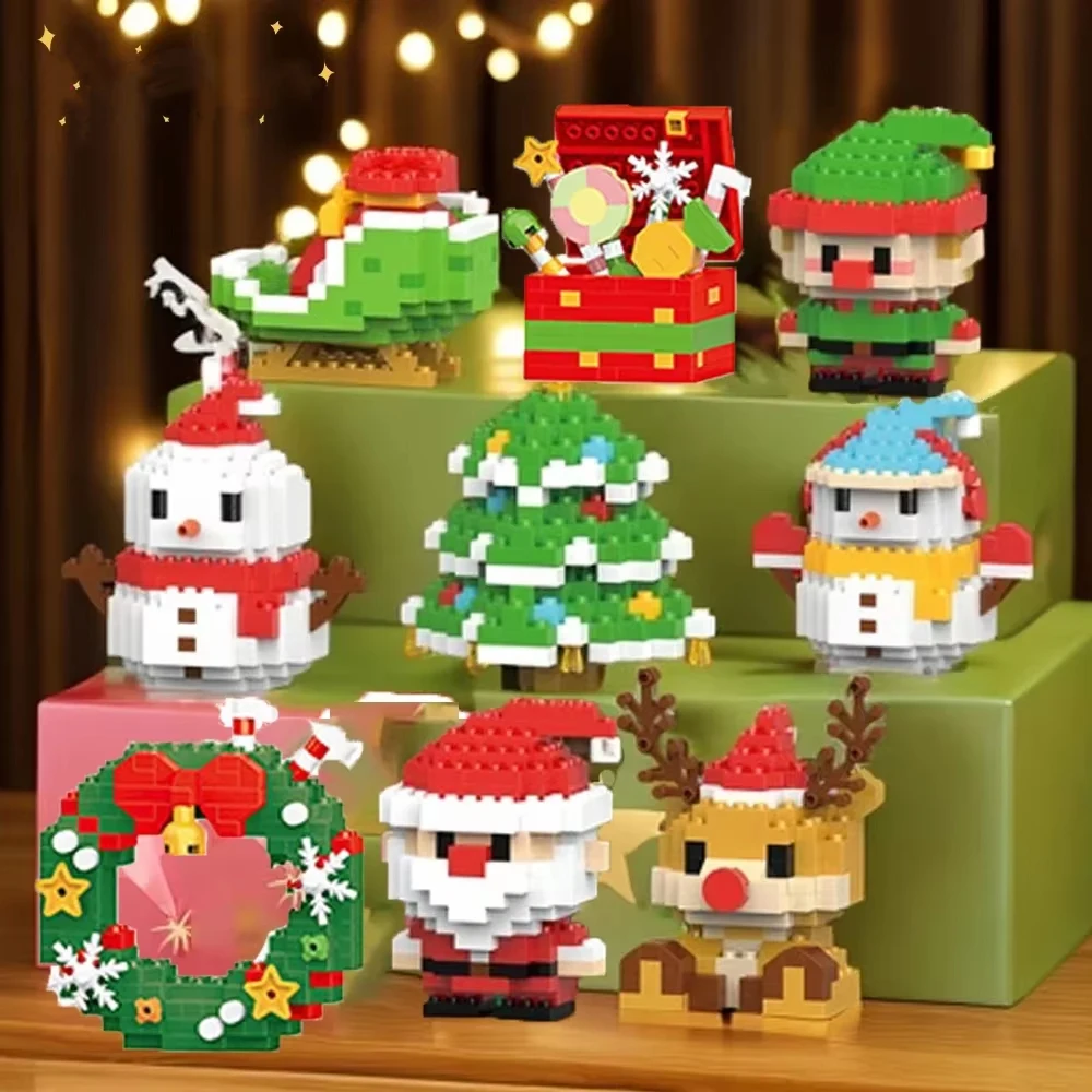 Рождественская серия, строительные блоки, подарочная коробка, Рождественская елка, Санта-Клаус дает классному времена, подруги, друзья, детский праздник
Рождественская серия, строительные блоки, подарочная коробка, Рождественская елка, Санта-Клаус дает классному времена, подруги, друзья, детский праздник