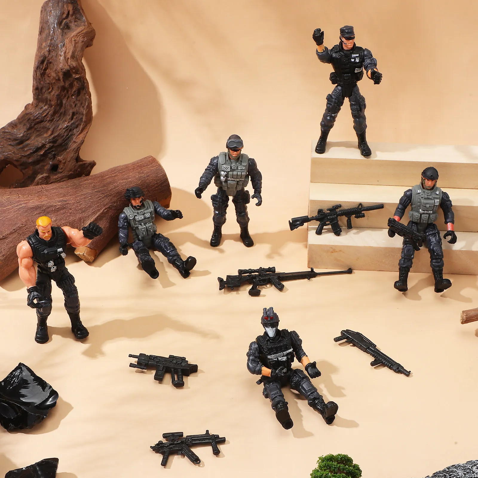 6 Pcs Mini Action Figures for Boys Toys Soldier Model Kids Army Plastic Soldiers
6 Pcs Mini Action Figures for Boys Toys Soldier Model Kids Army Plastic Soldiers