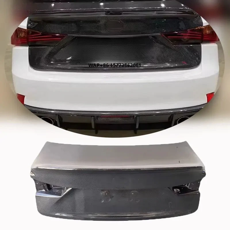 Carbon Fiber Trunk Lid for IS Sedan Body Parts for IS200t IS250 IS300 IS350 Models
Carbon Fiber Trunk Lid for IS Sedan Body Parts for IS200t IS250 IS300 IS350 Models