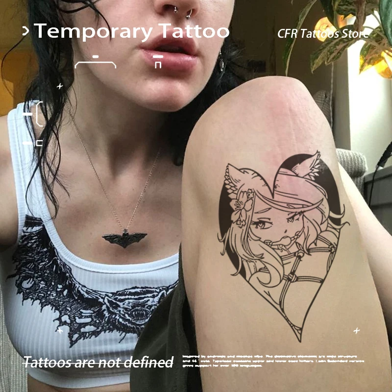 Sexy Anime Girl Herbal Juice Tattoo Stickers Woman Men Adult Tattoos Tatouage Sexuele Tatto Tattoo Supplies and Accessories Art
Sexy Anime Girl Herbal Juice Tattoo Stickers Woman Men Adult Tattoos Tatouage Sexuele Tatto Tattoo Supplies and Accessories Art