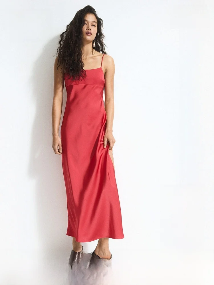 H&M Women's Strap Dr Spring Date Outfit Square Collar Mixed Fibre Skirt 282984 Ins Sle l Waist Regular Sve
H&M Women's Strap Dr Spring Date Outfit Square Collar Mixed Fibre Skirt 282984 Ins Sle l Waist Regular Sve