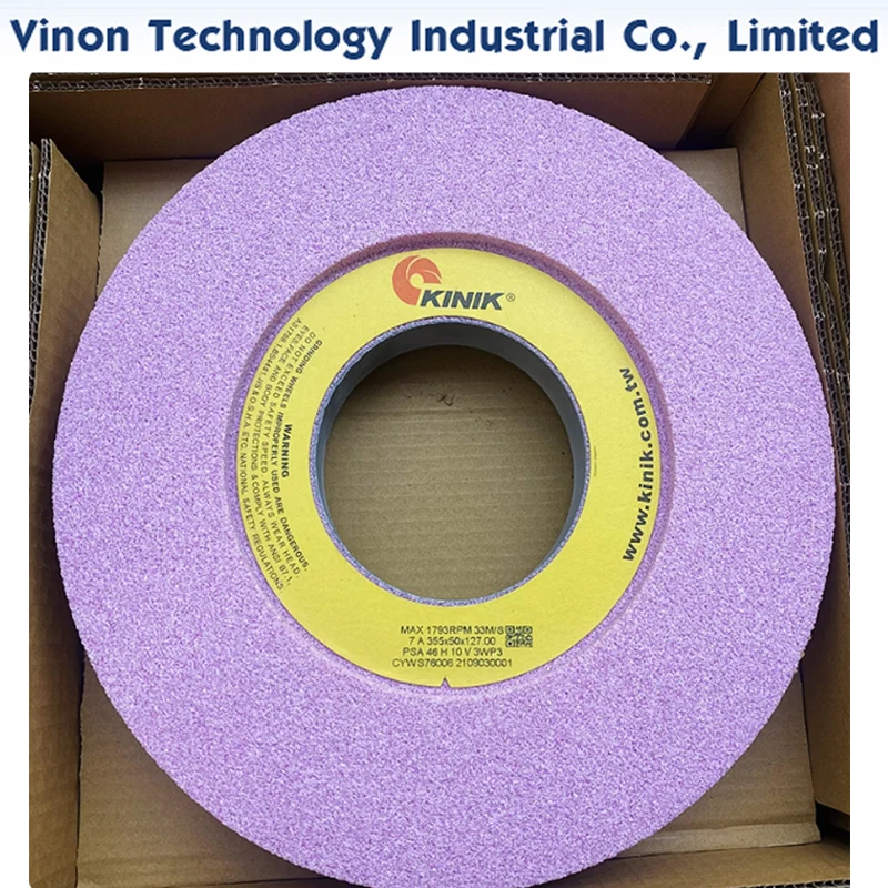 KINIK Grinding Wheel PSA 46H 355x50x127mm YWS76006190705 large water grinding pore double sided concave grinding wheel pink
KINIK Grinding Wheel PSA 46H 355x50x127mm YWS76006190705 large water grinding pore double sided concave grinding wheel pink