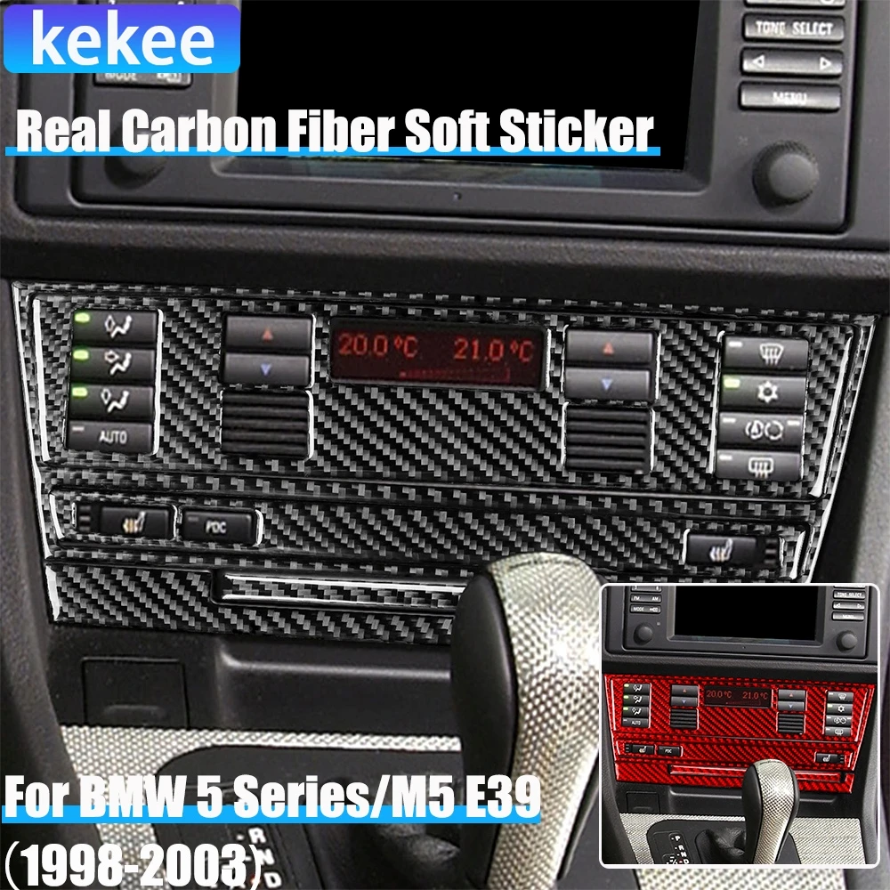 Настоящее углеродное волокно, автомобильные аксессуары, накладка на центральную консоль, мягкая наклейка для BMW 5 серии/M5 E39 1998 1999 2000 2001 2002 2003 
Настоящее углеродное волокно, автомобильные аксессуары, накладка на центральную консоль, мягкая наклейка для BMW 5 серии/M5 E39 1998 1999 2000 2001 2002 2003