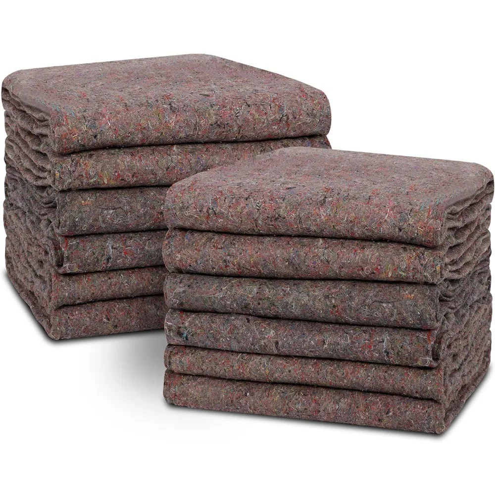 12Pack Textile Moving Blankets 54"x72" Professional Shipping Moving Packing Pads
12Pack Textile Moving Blankets 54"x72" Professional Shipping Moving Packing Pads
