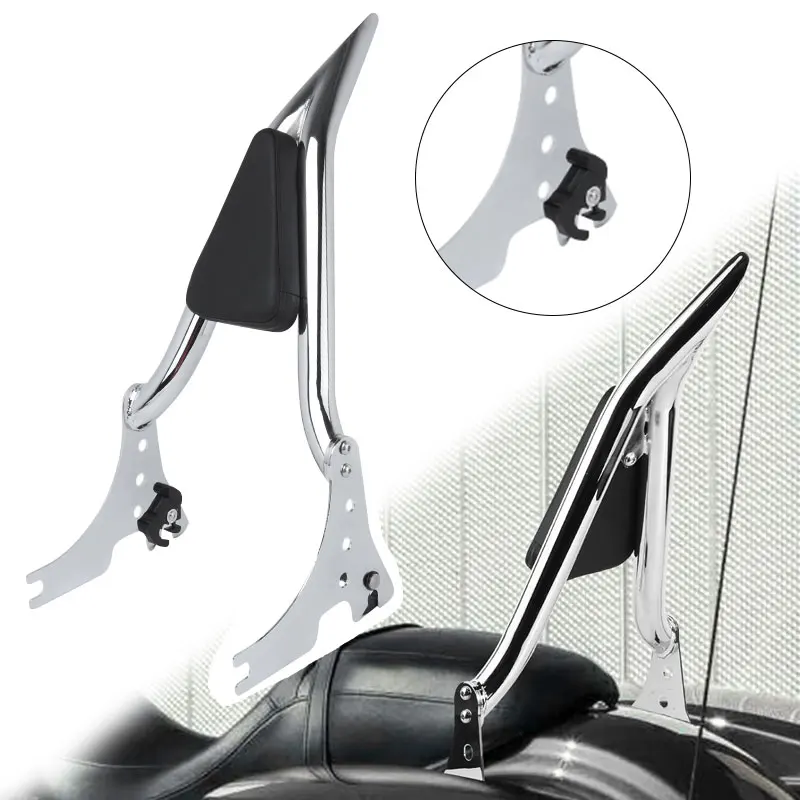 Chrome Detachable Rear Sissy Bar Passenger Motorcycle Backrest with Pad For Harley Sportster XL 1200 883 72 48 Iron 2004-2022
Chrome Detachable Rear Sissy Bar Passenger Motorcycle Backrest with Pad For Harley Sportster XL 1200 883 72 48 Iron 2004-2022