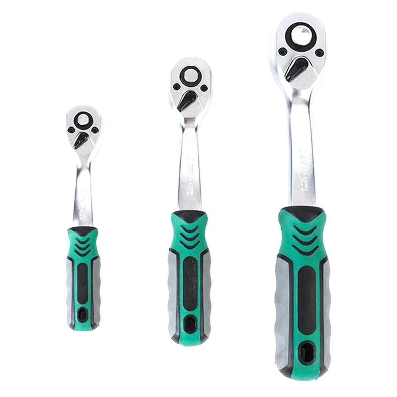 72 Tooth Ratchet Handle Wrench Kit 1/4 / 3/8 / 1/2In Telescopic Sleeve Adjustable Torque Anti-Slip Wrench Car Repair Tool Set
72 Tooth Ratchet Handle Wrench Kit 1/4 / 3/8 / 1/2In Telescopic Sleeve Adjustable Torque Anti-Slip Wrench Car Repair Tool Set
