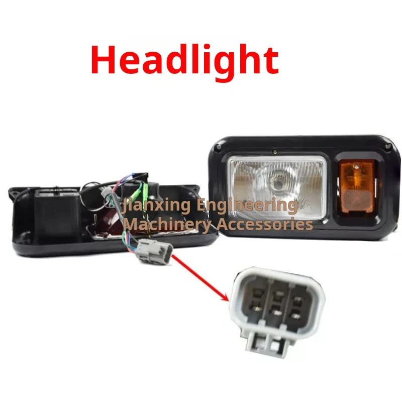 For Doosan Daewoo DH210W7 150W7 Rubber Track Excavator Turn Signal Front Headlight accessories
For Doosan Daewoo DH210W7 150W7 Rubber Track Excavator Turn Signal Front Headlight accessories