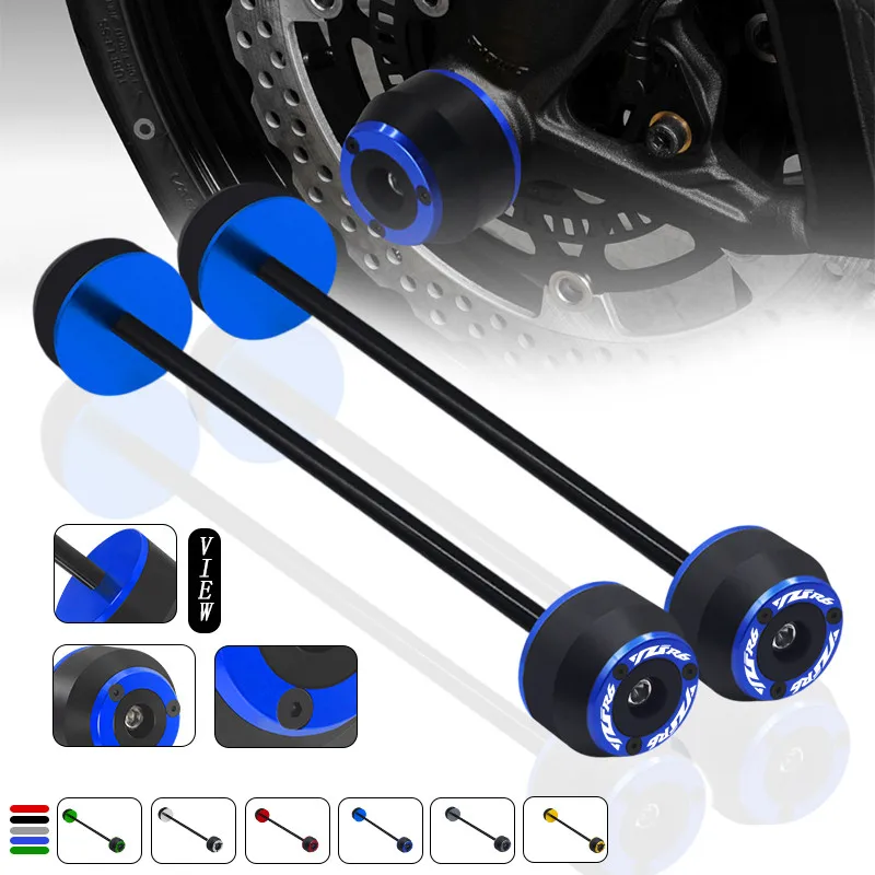 Motorcycle CNC Front Rear Wheel Fork Axle Slider Cap Crash Protector For R6 YZF-R6 YZFR6 2017-2025 2026
Motorcycle CNC Front Rear Wheel Fork Axle Slider Cap Crash Protector For R6 YZF-R6 YZFR6 2017-2025 2026