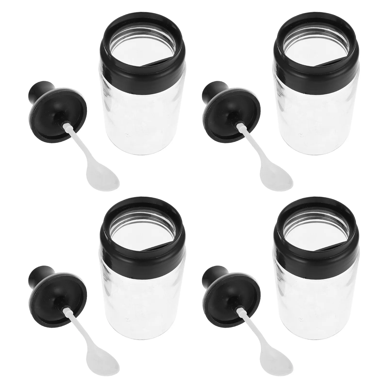 4Pcs Premium Spoon-Integrated Seasoning Jars Moisture-Proof Condiment Bottles for Kitchen Home Restaurant Barbecue Picnic Oil
4Pcs Premium Spoon-Integrated Seasoning Jars Moisture-Proof Condiment Bottles for Kitchen Home Restaurant Barbecue Picnic Oil