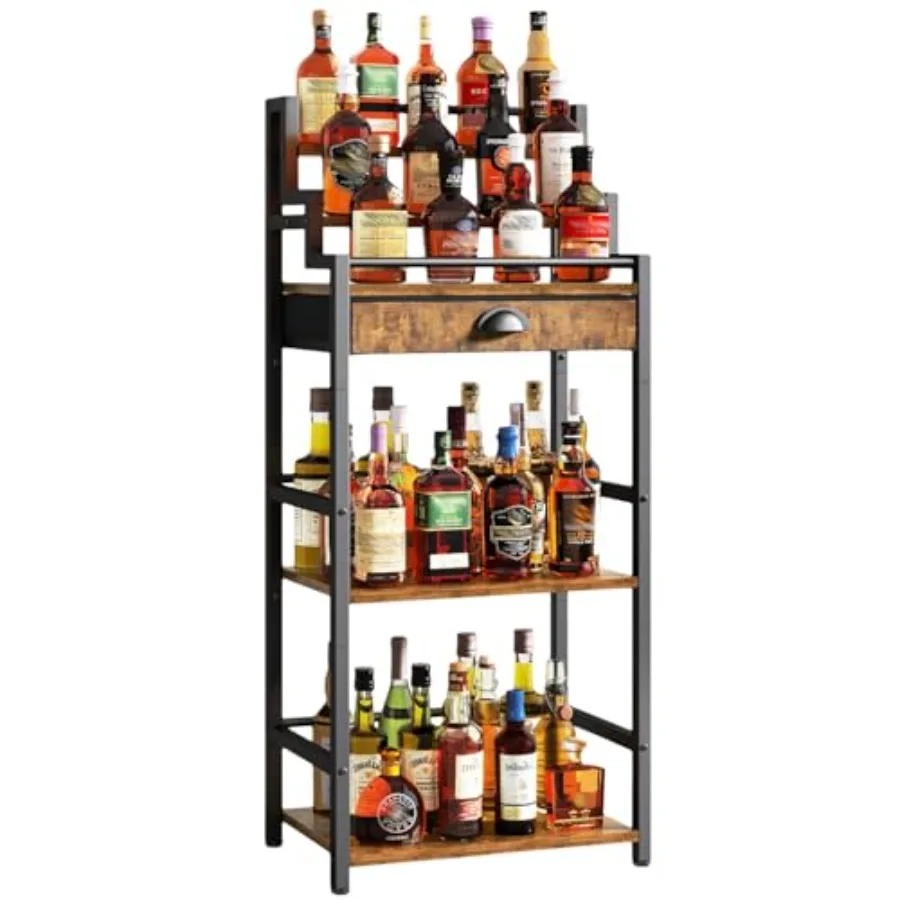 Stepped Wine Rack Freestanding Floor, Bar Cabinet and Display Shelf for Whiskey, Corner Liquor Bottle Display Cabinet for Home,
Stepped Wine Rack Freestanding Floor, Bar Cabinet and Display Shelf for Whiskey, Corner Liquor Bottle Display Cabinet for Home,