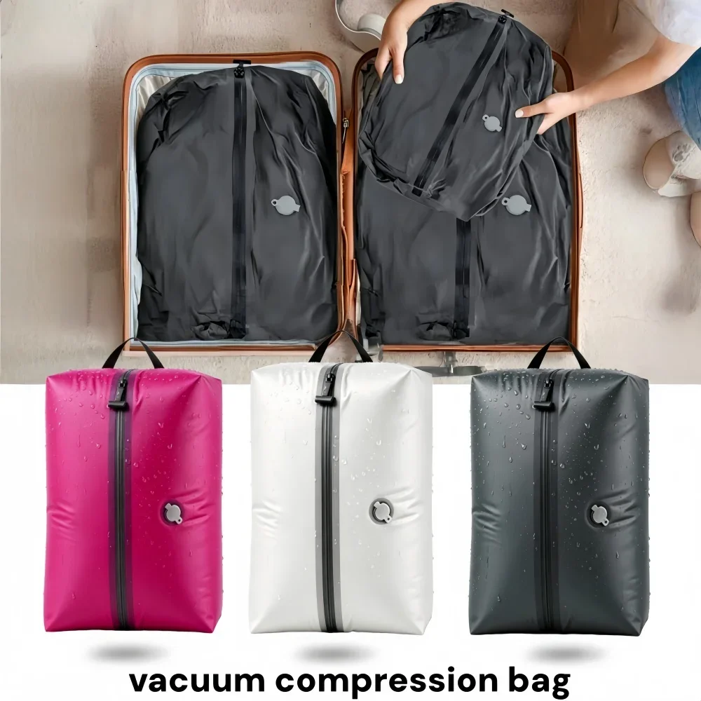 Travel Accessories Compression Bag Clothes Vacuum Storage Bags Reusable Luggage Suitcase Space Saver clothing packaging bag
Travel Accessories Compression Bag Clothes Vacuum Storage Bags Reusable Luggage Suitcase Space Saver clothing packaging bag