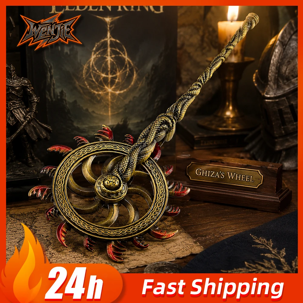 20cm Eldenn Ghiza’s Wheel weapons model Replica Prop Dark Fantasy Collectible Medieval Cosplay Display Gamer Birthday gift Decor
20cm Eldenn Ghiza’s Wheel weapons model Replica Prop Dark Fantasy Collectible Medieval Cosplay Display Gamer Birthday gift Decor