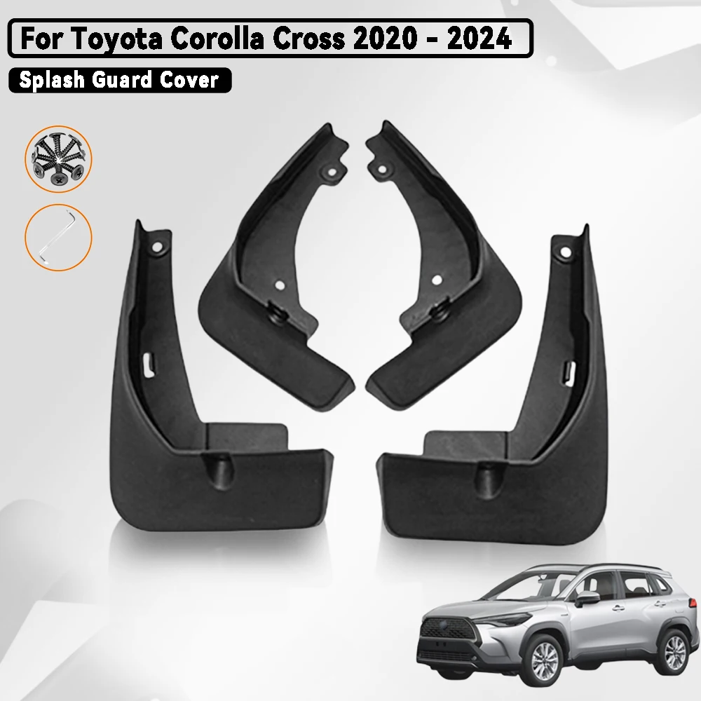 Car Mudguard For Toyota Corolla Cross 2020 - 2024 Car Mud Flaps Guards Splash Flap Fender Accessories 
Car Mudguard For Toyota Corolla Cross 2020 - 2024 Car Mud Flaps Guards Splash Flap Fender Accessories