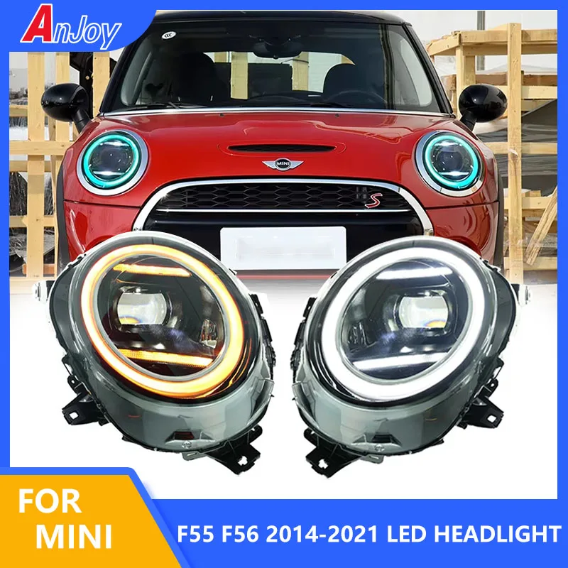 Car Lights For BMW Mini Coopers F55 F56 2014-2021 RGB full LED Headlamp Assembly Upgrade High Projector Lens Accessories
Car Lights For BMW Mini Coopers F55 F56 2014-2021 RGB full LED Headlamp Assembly Upgrade High Projector Lens Accessories