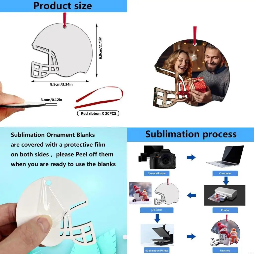 Set of 20 Sublimation Blanks Customized Pendant Unfinished Heat Transfer Pendant
Set of 20 Sublimation Blanks Customized Pendant Unfinished Heat Transfer Pendant