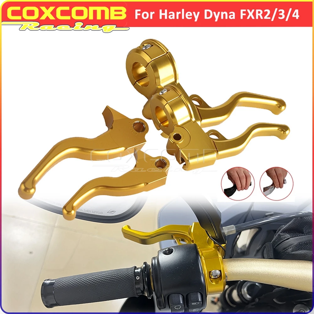 Motorcycle Handle Brake Control Lever Easy Pull Clutch Lever For Harley Dyna FXR2 FXR3 FXR4 CVO/SE 1999-20 Aluminum Hand Levers
Motorcycle Handle Brake Control Lever Easy Pull Clutch Lever For Harley Dyna FXR2 FXR3 FXR4 CVO/SE 1999-20 Aluminum Hand Levers