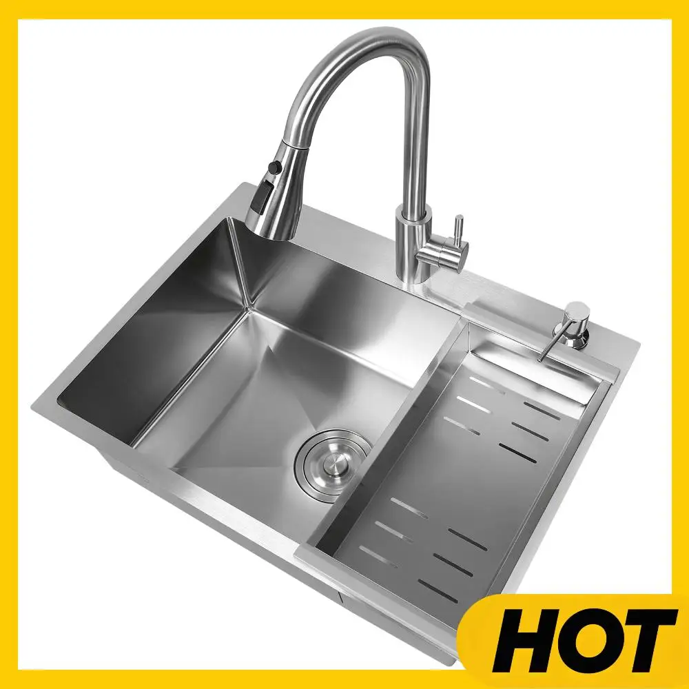 Раковина-рабочая станция 23.62 x 17.72 x 7.87 дюймов со съемным смесителем, встраиваемая, для прачечной, ванной комнаты, фермерского дома
Раковина-рабочая станция 23.62 x 17.72 x 7.87 дюймов со съемным смесителем, встраиваемая, для прачечной, ванной комнаты, фермерского дома