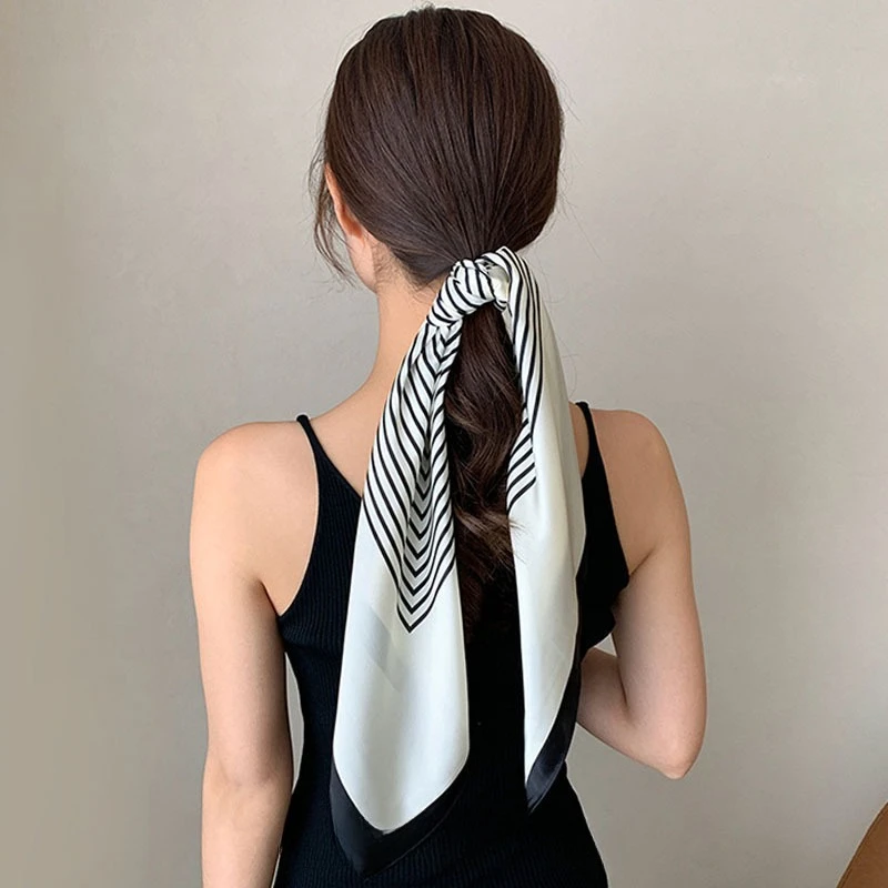 BYL New Korean Style Versatile Small Strip Silk Scarf Hair Tie Popular Fashion Gentle Hairband Hair Accessories for Women Girls
BYL New Korean Style Versatile Small Strip Silk Scarf Hair Tie Popular Fashion Gentle Hairband Hair Accessories for Women Girls