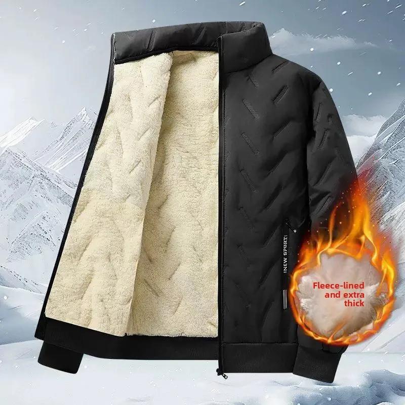 Men's Winter Thiened Fce Lined Cotton Jaet Stand Collar Windproof Warm eepskin Vest Faionable Urban Sle Long Sve
Men's Winter Thiened Fce Lined Cotton Jaet Stand Collar Windproof Warm eepskin Vest Faionable Urban Sle Long Sve