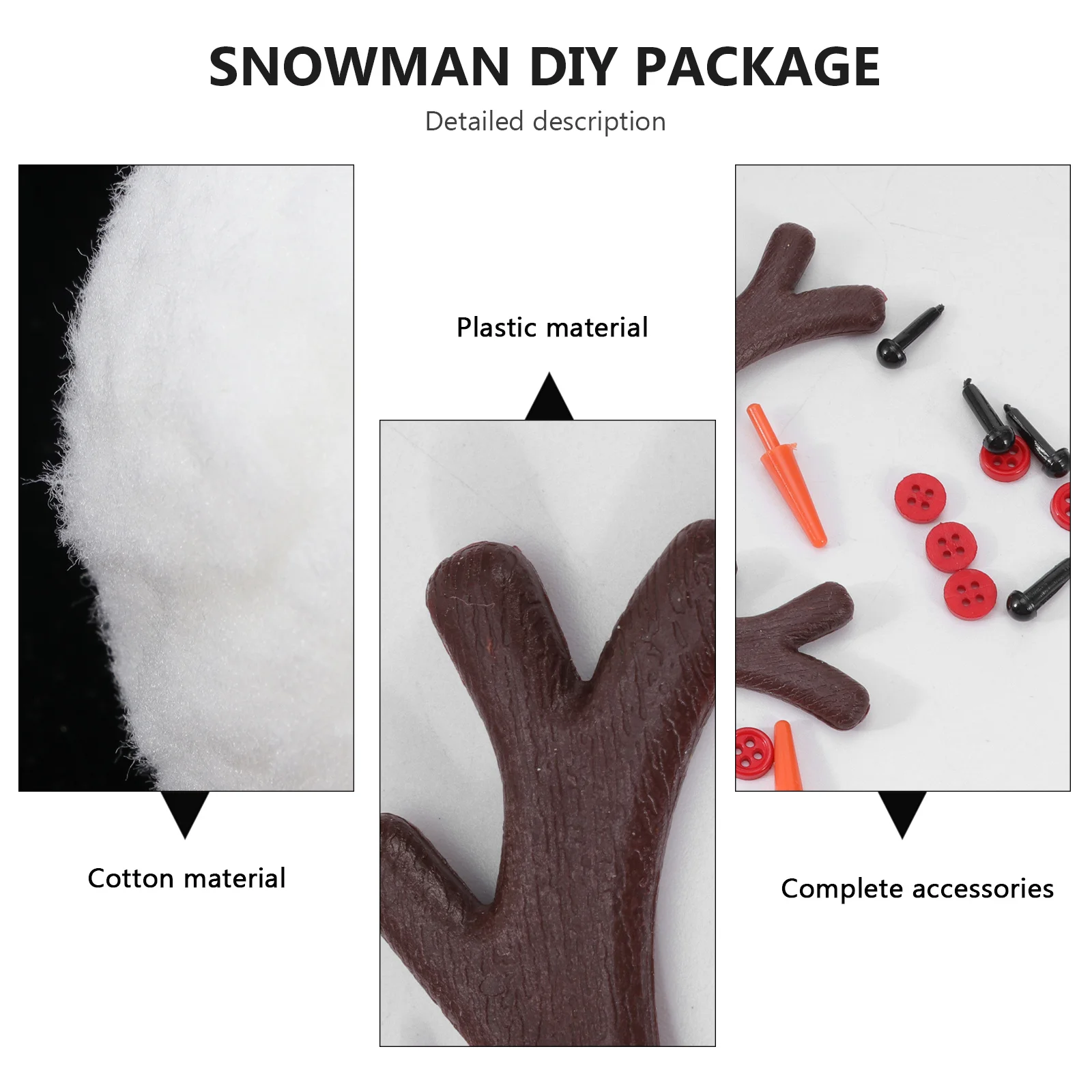 3Sets DIY Snowman Set Christmas Ornaments Kits Environmentally Friendly Safe for Kids Snowman Accessories DIY Material Set
3Sets DIY Snowman Set Christmas Ornaments Kits Environmentally Friendly Safe for Kids Snowman Accessories DIY Material Set