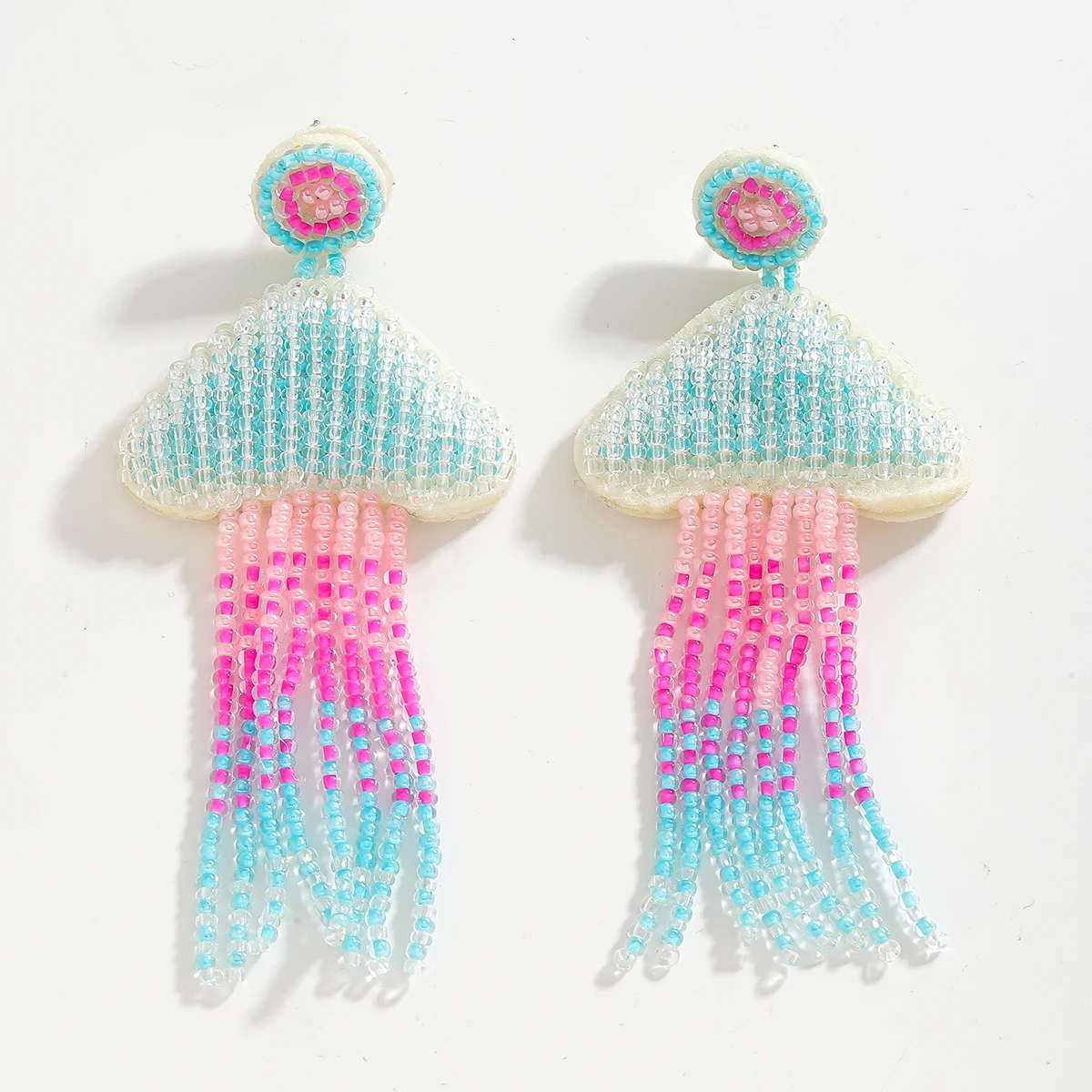 2025 New Handmade Bead Earring Tassel Ocean Jellyfish Design Originality Hand Knitting Bohemia Beaded Earrings for Women
2025 New Handmade Bead Earring Tassel Ocean Jellyfish Design Originality Hand Knitting Bohemia Beaded Earrings for Women